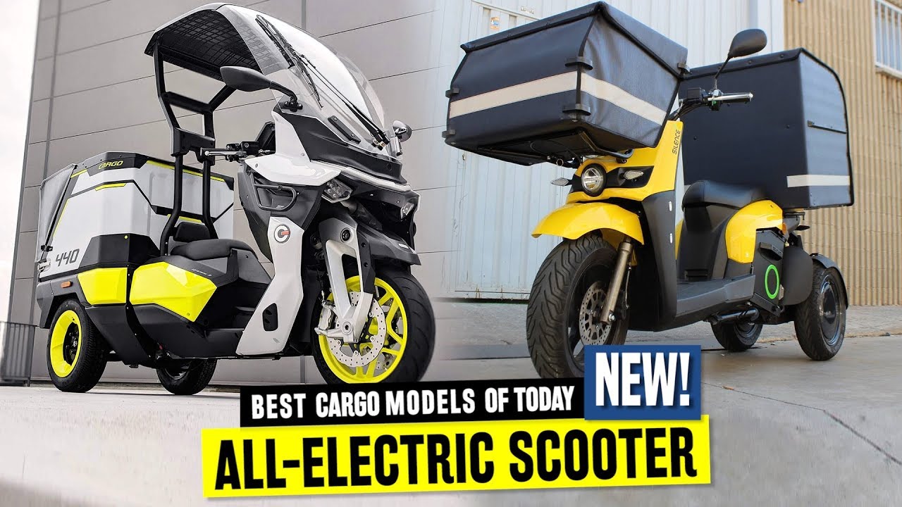 7 New Electric Scooters for Cargo Deliveries and Convenient Shopping in 2020