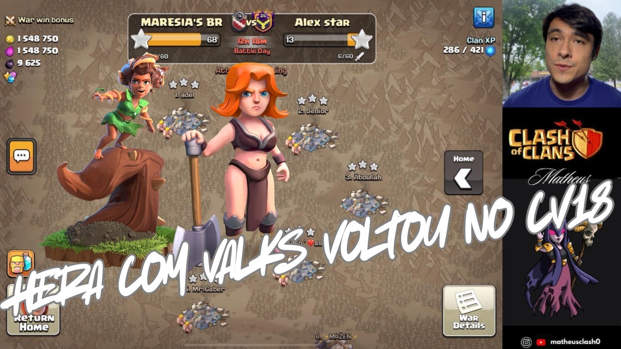 CHAMPION WALK + HERA COM VALKS VOLTOU