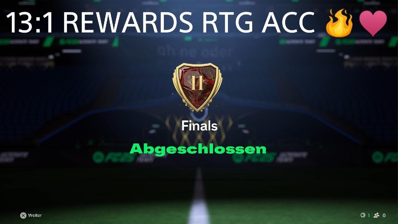 13:1 REWARDS auf DEM RTG ACC 🔥♥️