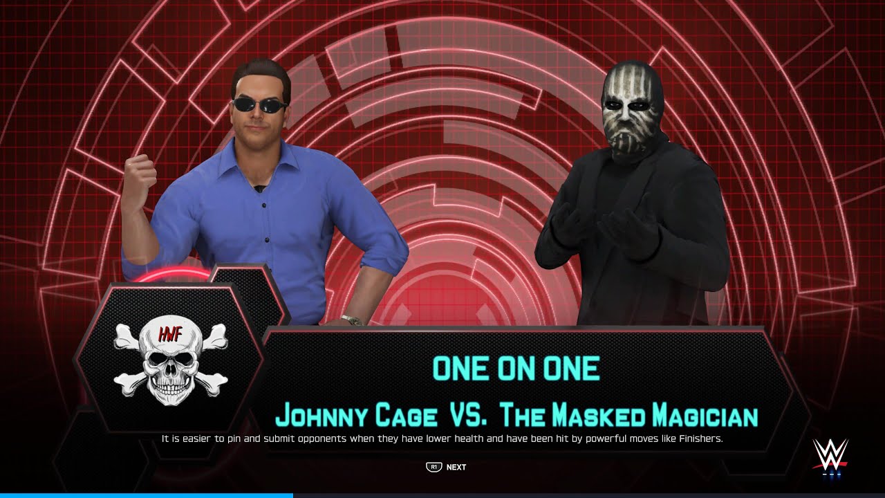 Johnny Cage vs The Masked Magician