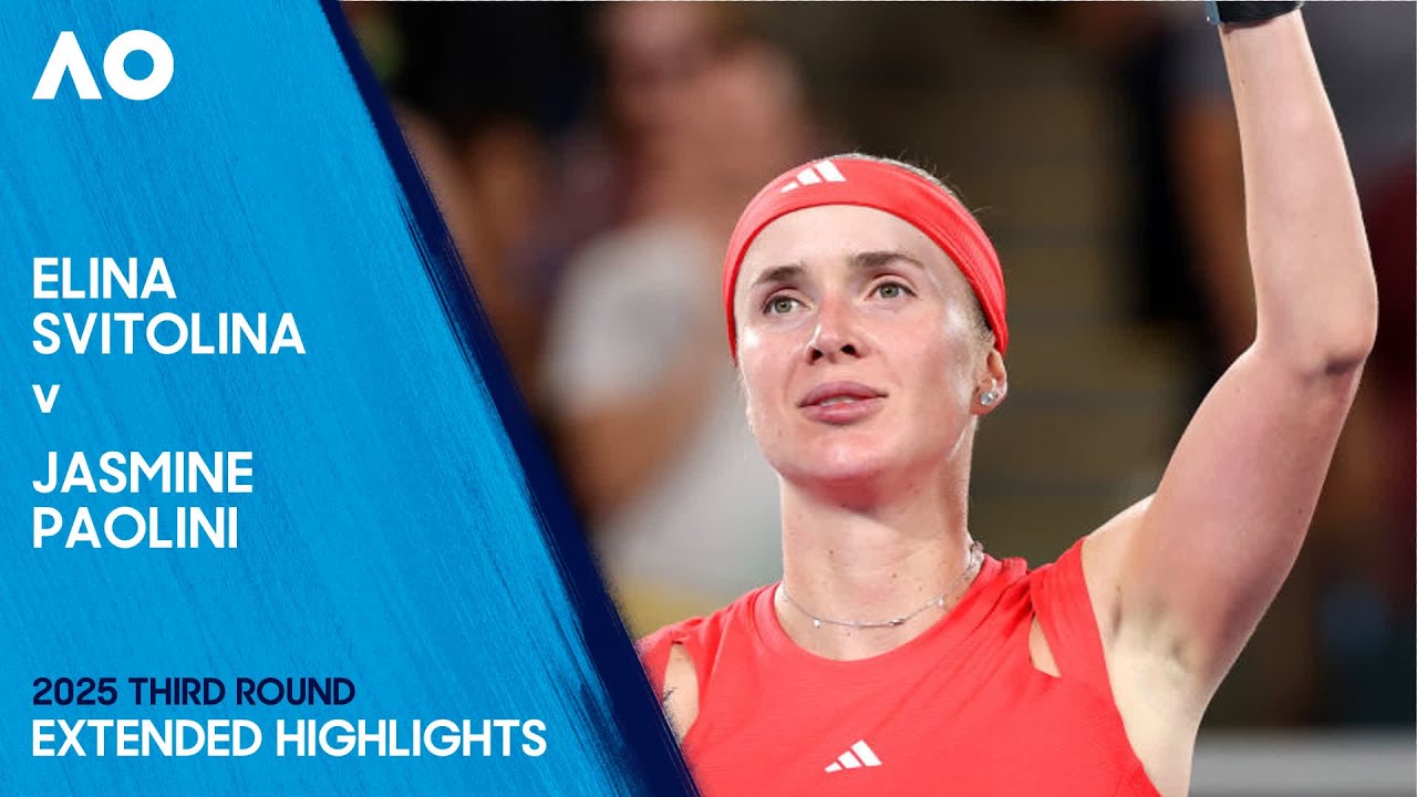 Elina Svitolina v Jasmine Paolini Extended Highlights | Australian Open 2025 Third Round