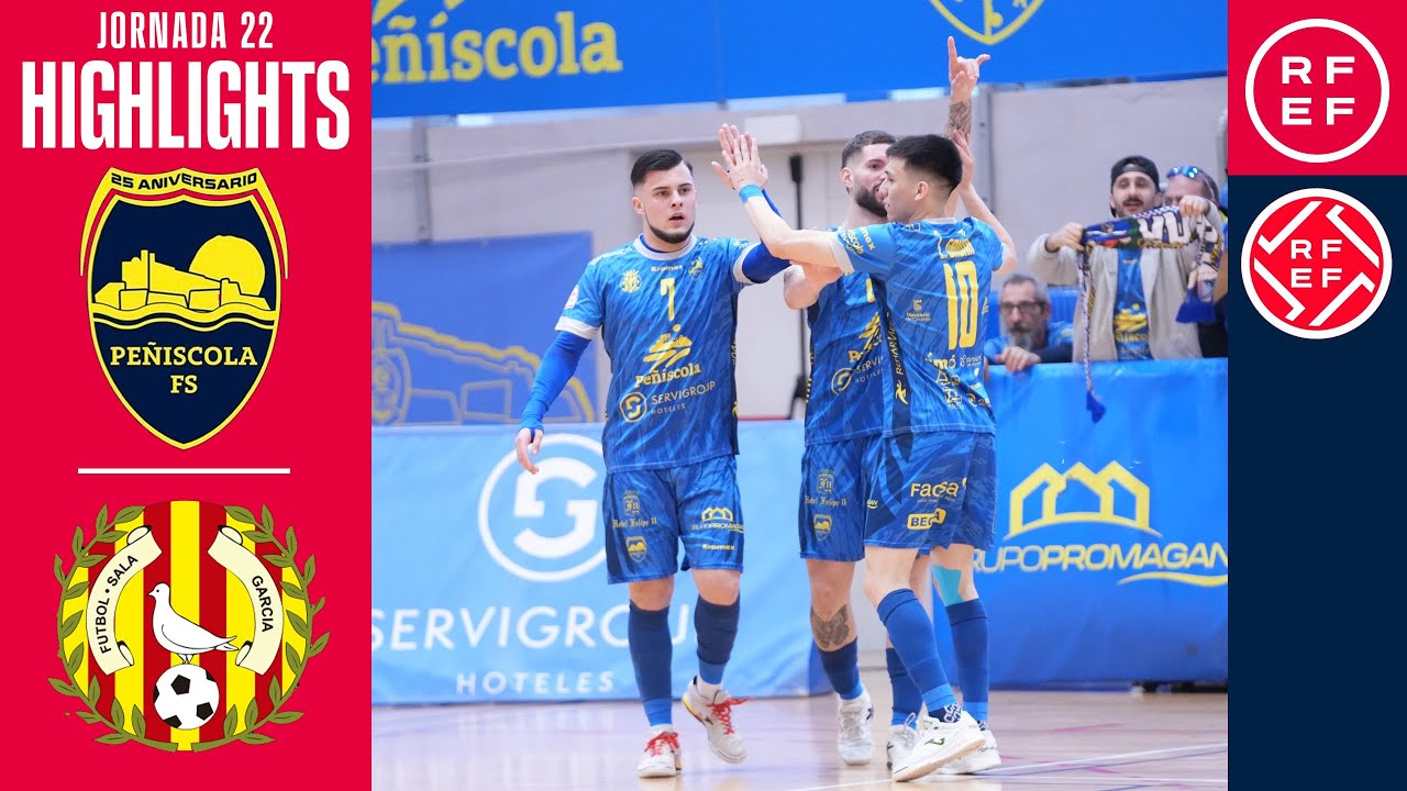 Resumen #PrimeraDivisiónFS Servigroup Peñíscola 4-2 Industrias Santa Coloma| Jornada 22