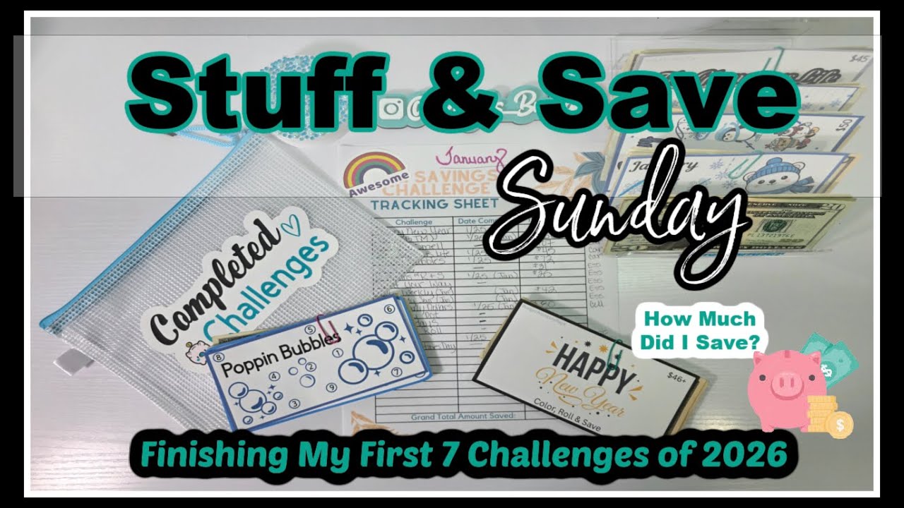 7 Challenges Completed For January | New Completed Challenge Pouch | Group Play