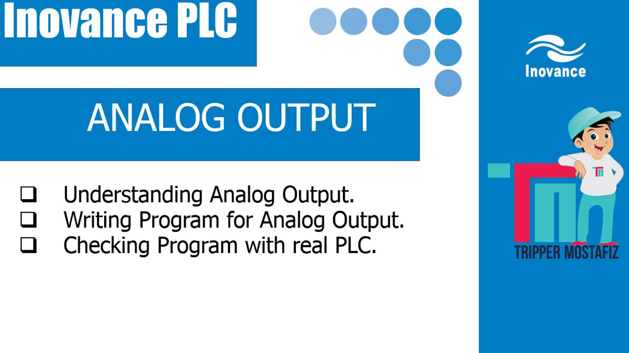 Inovance PLC Programming | Part 4 | ANALOG OUTPUT | Autoshop Software with TRIPPER MOSTAFIZ