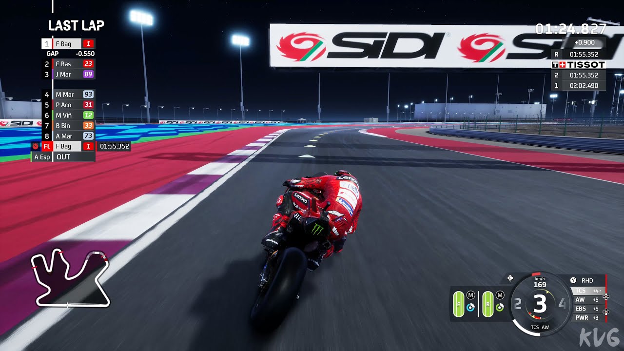MotoGP 24 - Francesco Bagnaia Gameplay (PC UHD) [4K60FPS]