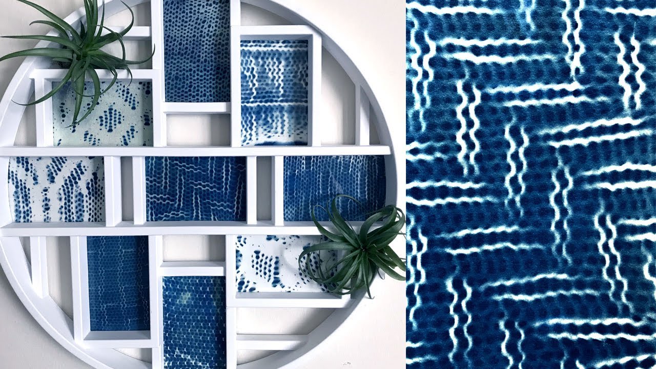 KNIT PRINTS CYANOTYPE Summer Knit Series