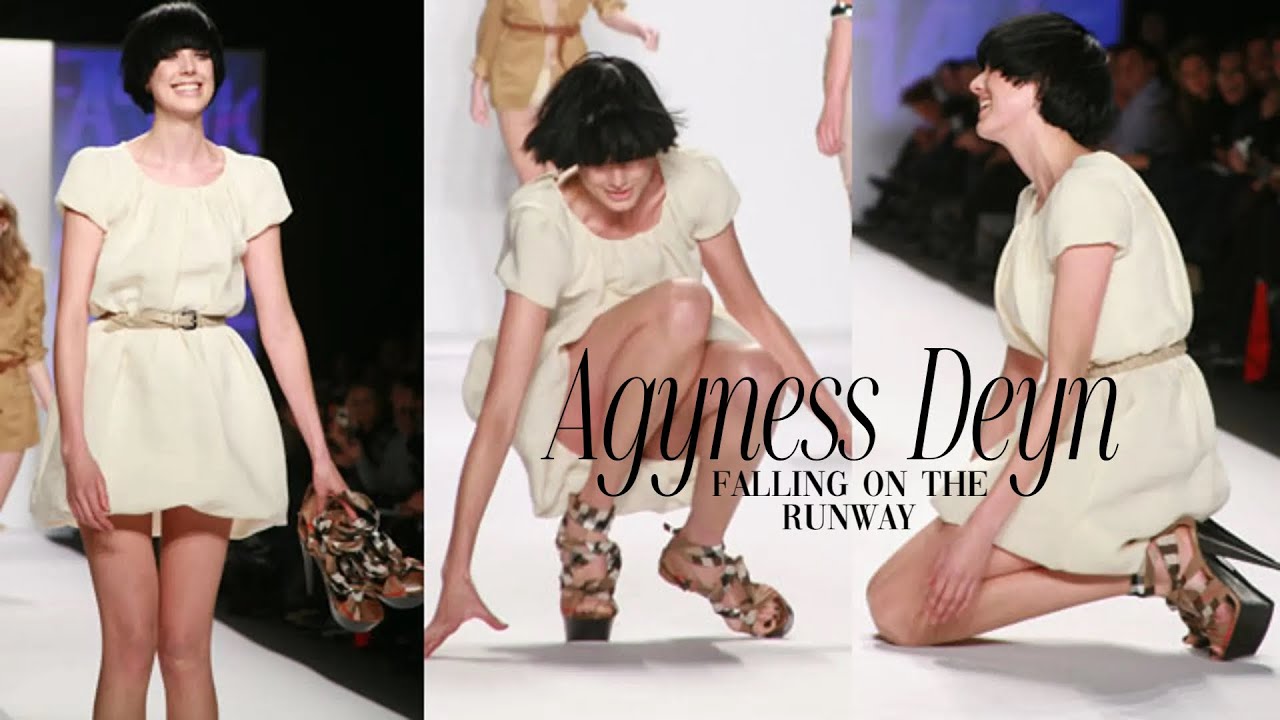 Agyness Deyn Iconic Runway Fall (extended clip)