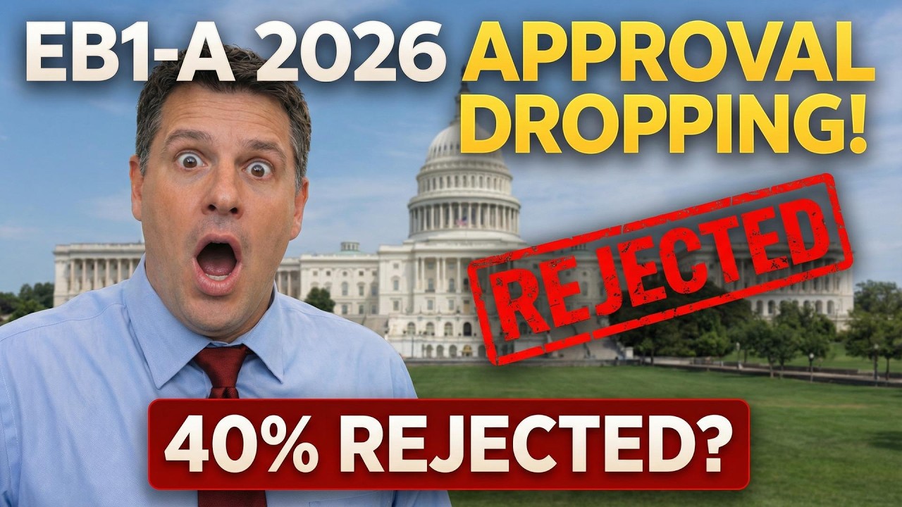EB1 A Approval Rate Dropping 40% Rejected Don’t Apply Before Watching This!