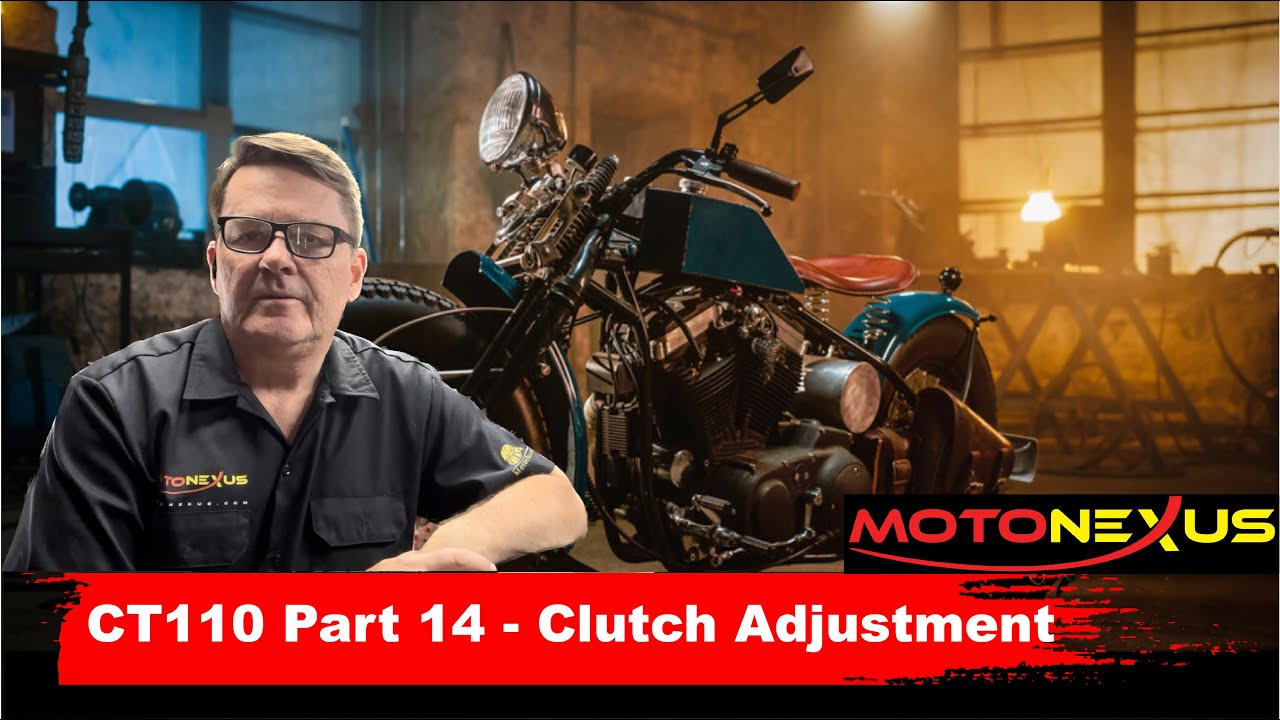 1986 Honda CT110 Part 14 Clutch Adjustment