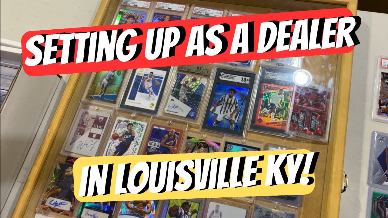 SETTING UP AS A DEALER AT A LOCAL CARD SHOW BEFORE THE NATIONAL!