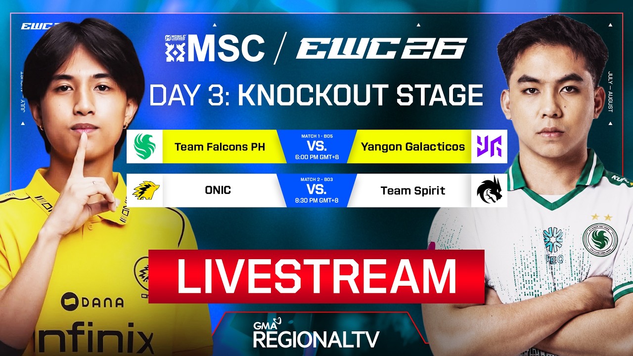 MLBB MSC AT EWC 2026: ONIC VS TEAM SPIRIT | LIVE | SEMI-FINALS | JULY 31, 2026