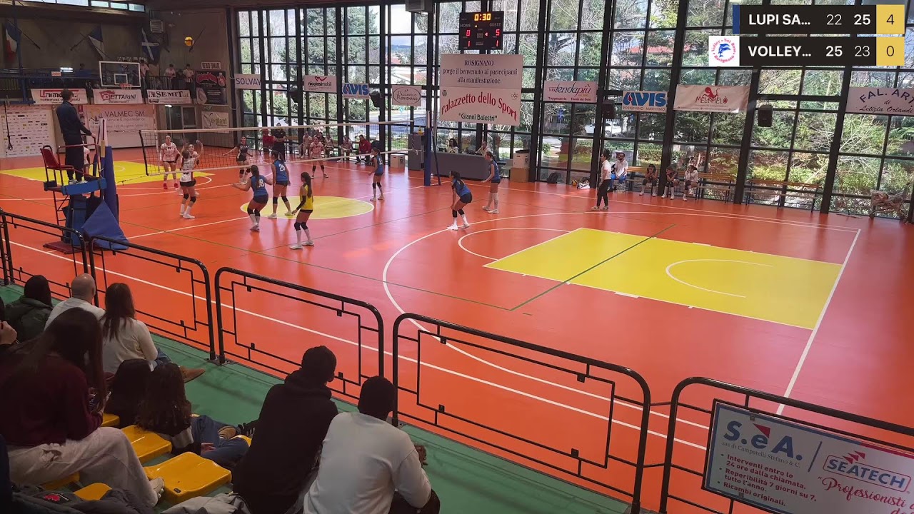 Live alimentato dall'app Swish Live
LUPI SANTA CROCE VS VOLLEY SEI ROSE