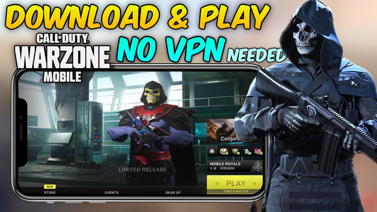 Загрузите и играйте в Warzone Mobile без VPN на iOS и Android