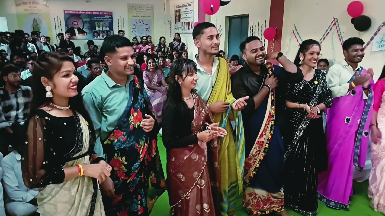 Diet khairagarh 2023-25 batch farewell celebration 🤗🥳