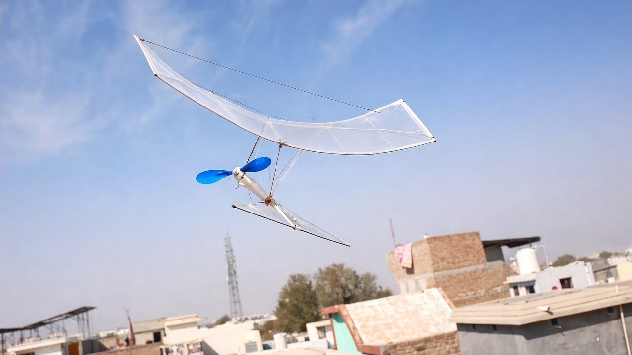 Diy High performance aeroplane from  bamboo sticks and rubber band 