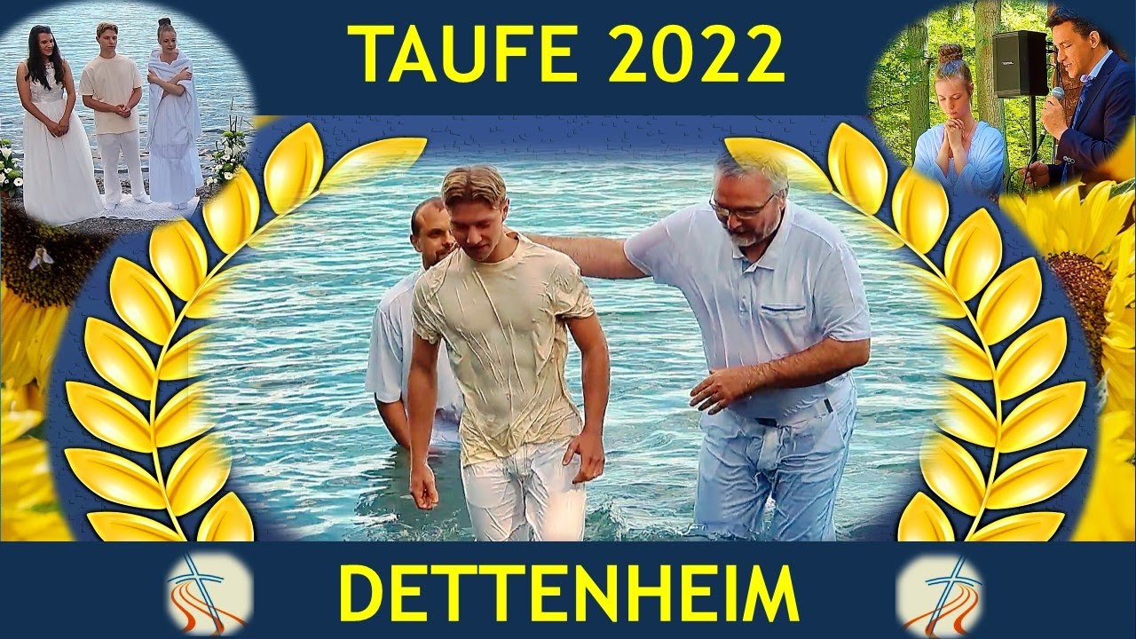 Taufe in Dettenheim 2022 im Baggersee  - Jens Tellbach, Harry Brestel