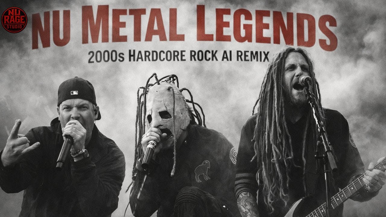 Nu Metal Legends – Korn, Limp Bizkit, Slipknot Inspired AI Remix - 2000s Hardcore rock🎸