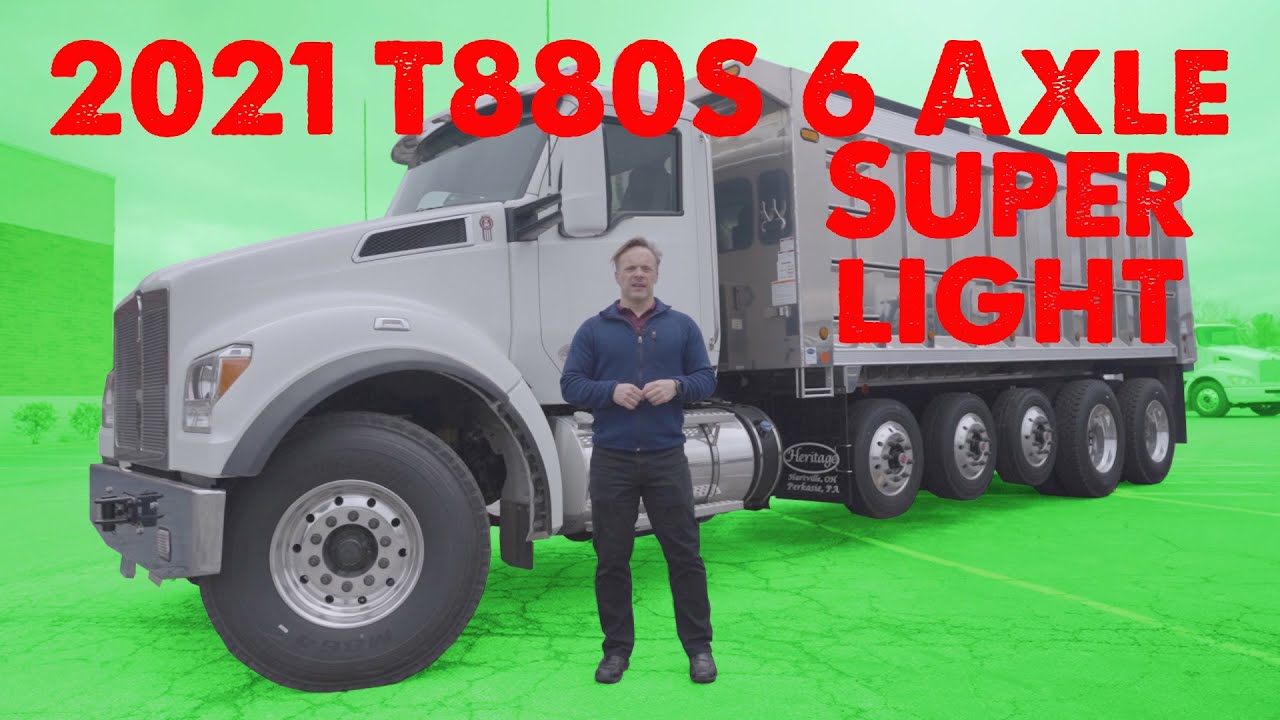 COMING BACK BIG!!! - and lightweight. 2021 Kenworth T880S 6 Axle Dump Truck