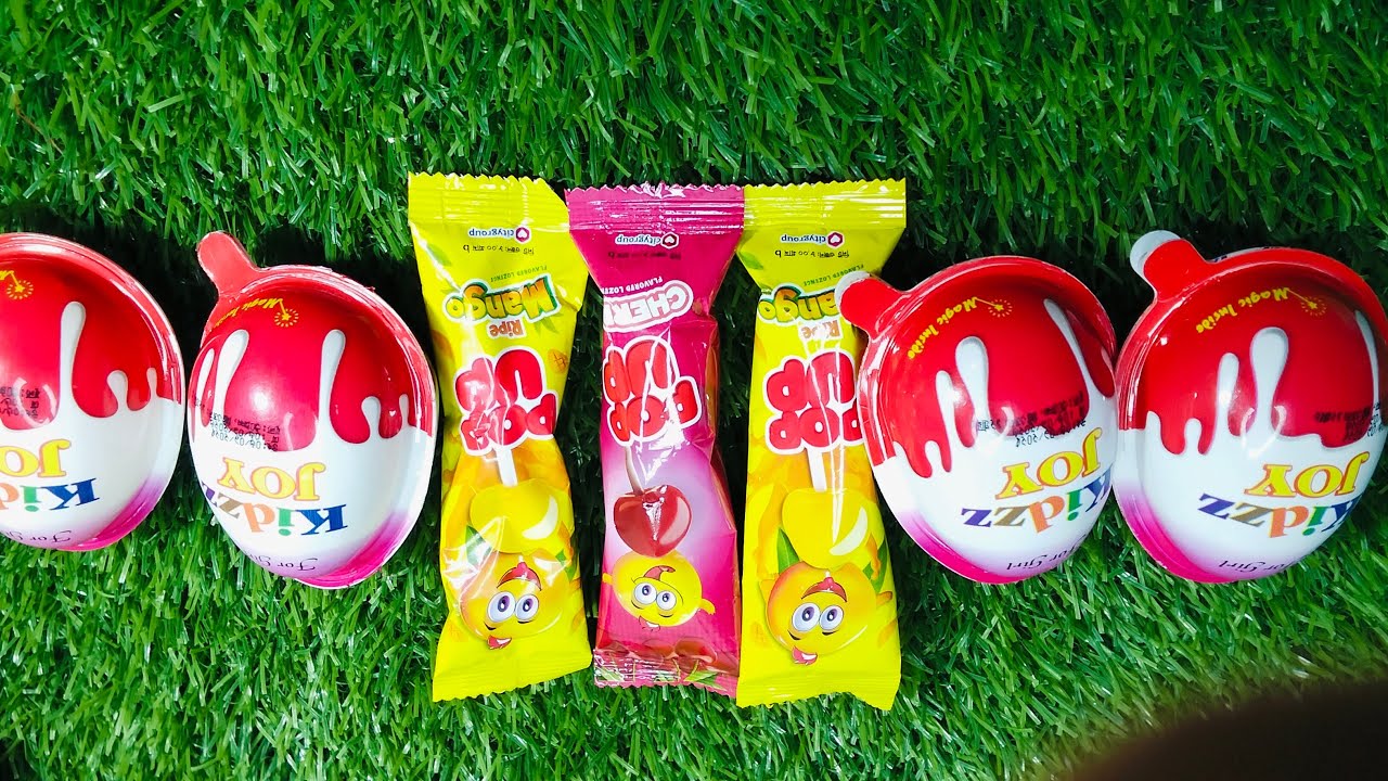 Satisfying video Asmr lollipops candy and chocolate gummy candy unboxing video Asmr
