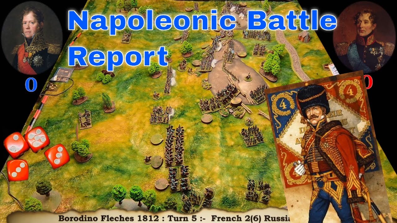 Napoleonic Battle Report Borodino Fleches 1812 Lasalle V2 part 5