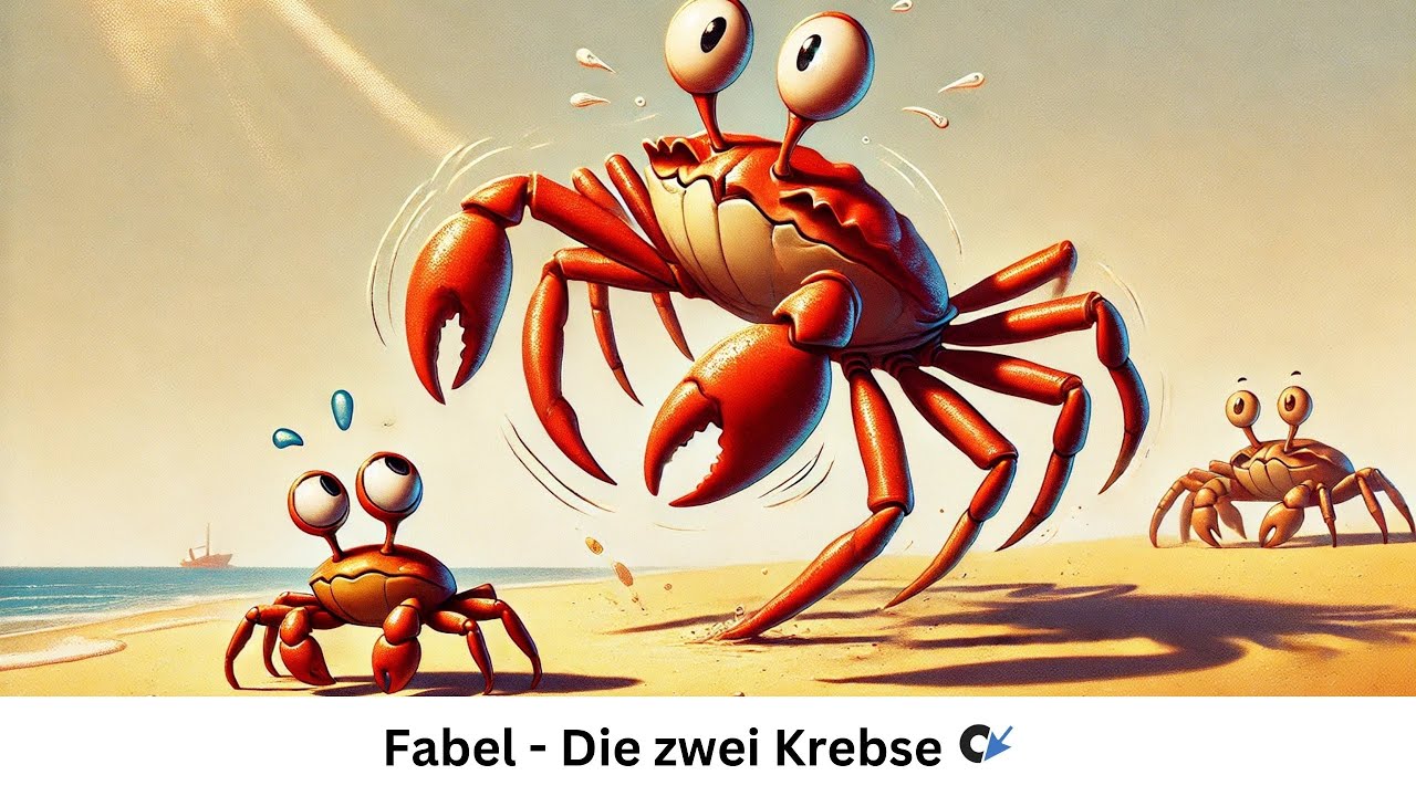 Fabel zwei Krebse - verlange nichts, was du nicht selbst kannst