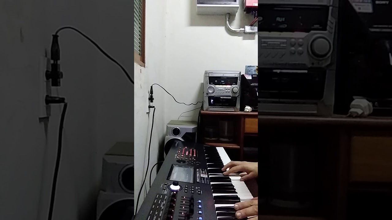 testando novo Yamaha montage 7