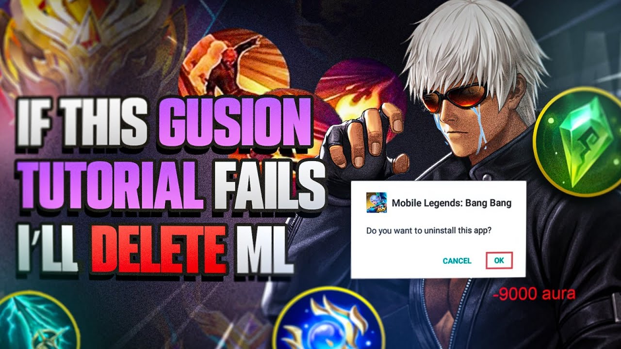 Если этот урок GUSION не сработает, я удалю MOBILE LEGENDS