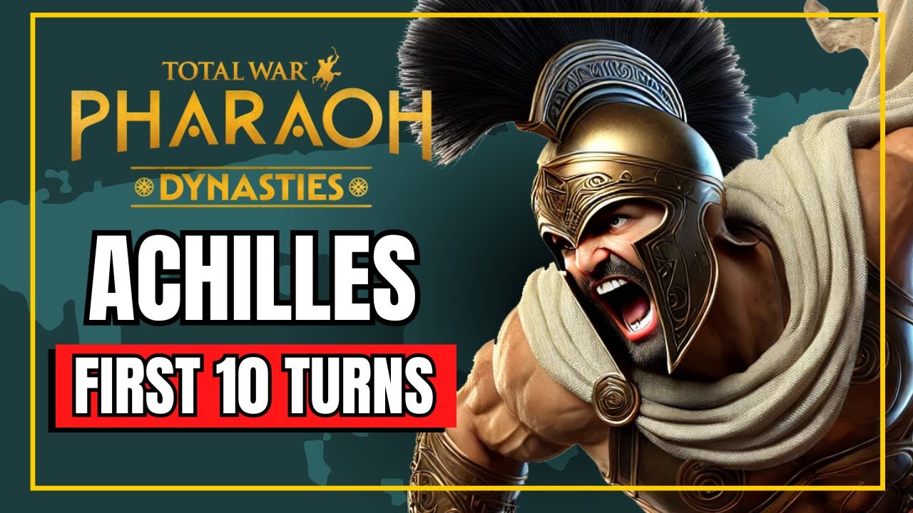 ⚔️ Первый взгляд на АХИЛЛЕСА! ⚔️ Обзор геймплея кампании Total War: PHARAOH Dynasties
