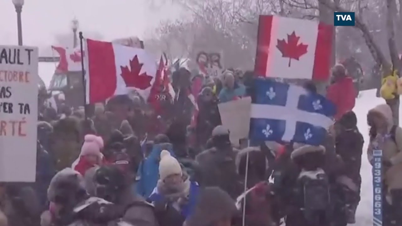 Quebec City protesters rally against COVID-19 mandates