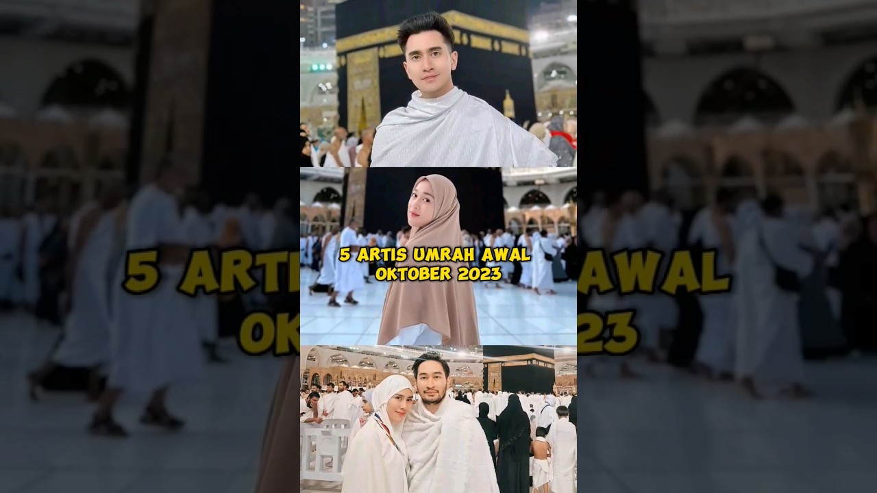 5 Artis Indonesia Umrah Awal Oktober 2023 
