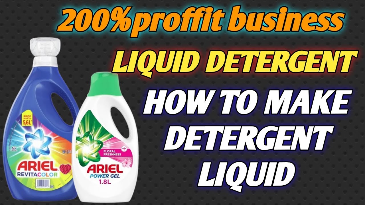 Detergent Liquid Making Process 