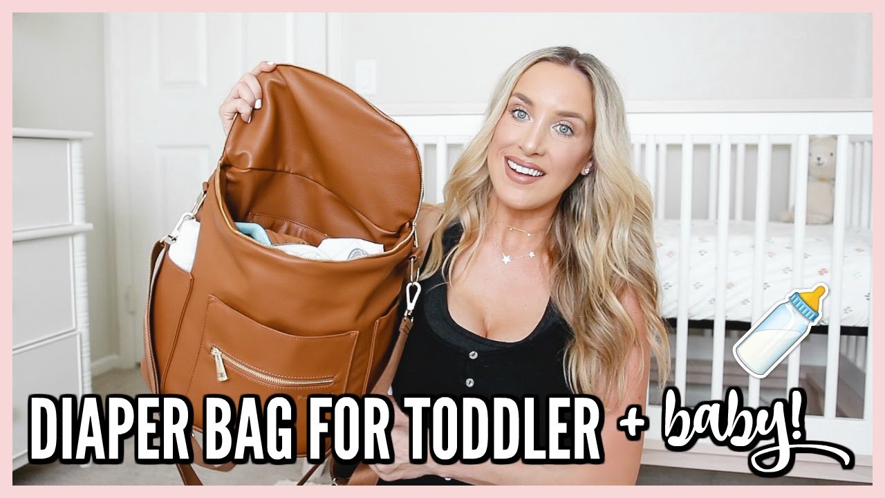 WHAT’S IN MY DIAPER BAG FOR A 2 YEAR OLD & 2 MONTH OLD | OLIVIA ZAPO