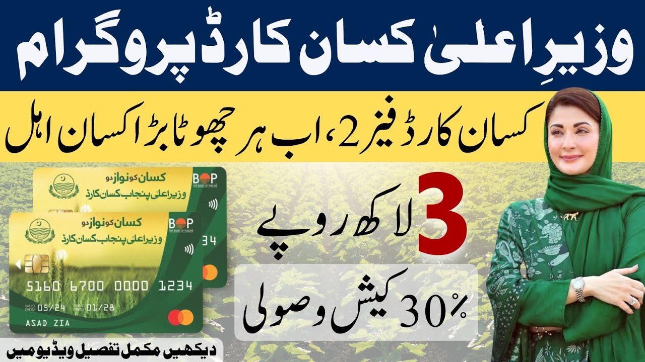 Kisan Card Phase 2 2025 | Maryam Nawaz New Scheme | Loan Limit Barh Gayi | How To Apply Kisan Card