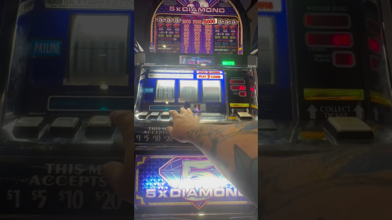 No Luck on the 5X Diamond #casino #slot #3reelslots #oldschoolslots #morongo