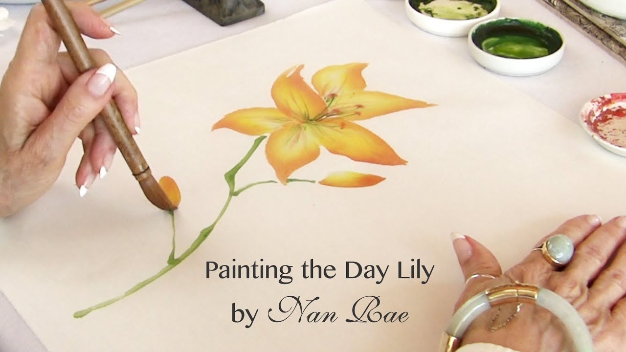 Painting the Day Lily