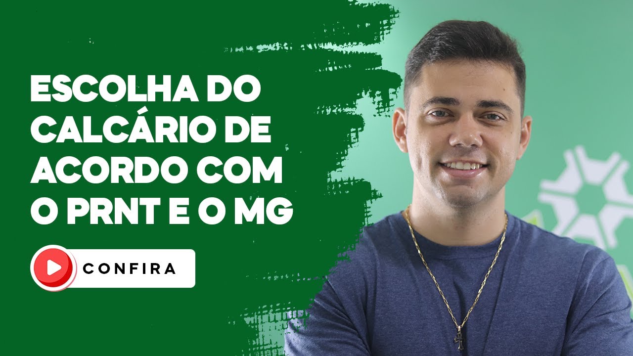 Escolha do calc&aacute;rio de acordo com o PRNT e o Mg