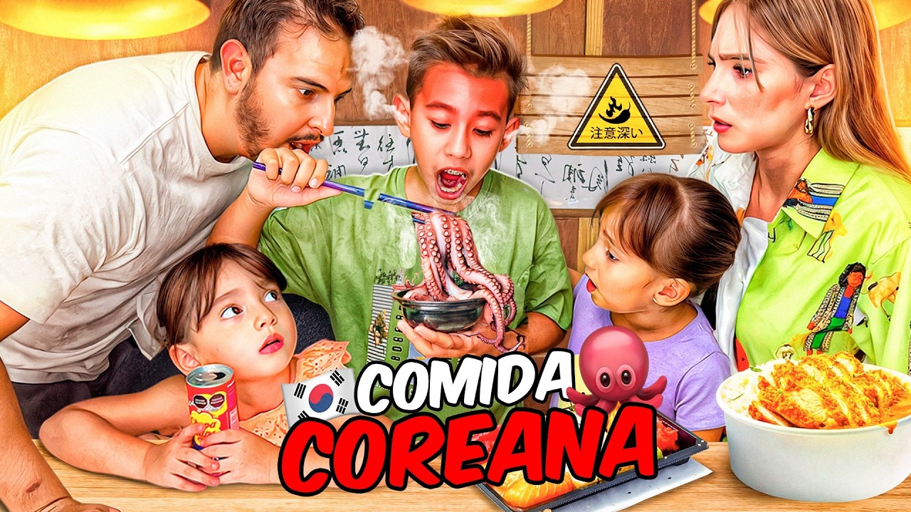 Probando COMIDA COREANA | SABORES EXTREMOS | Los Molina
