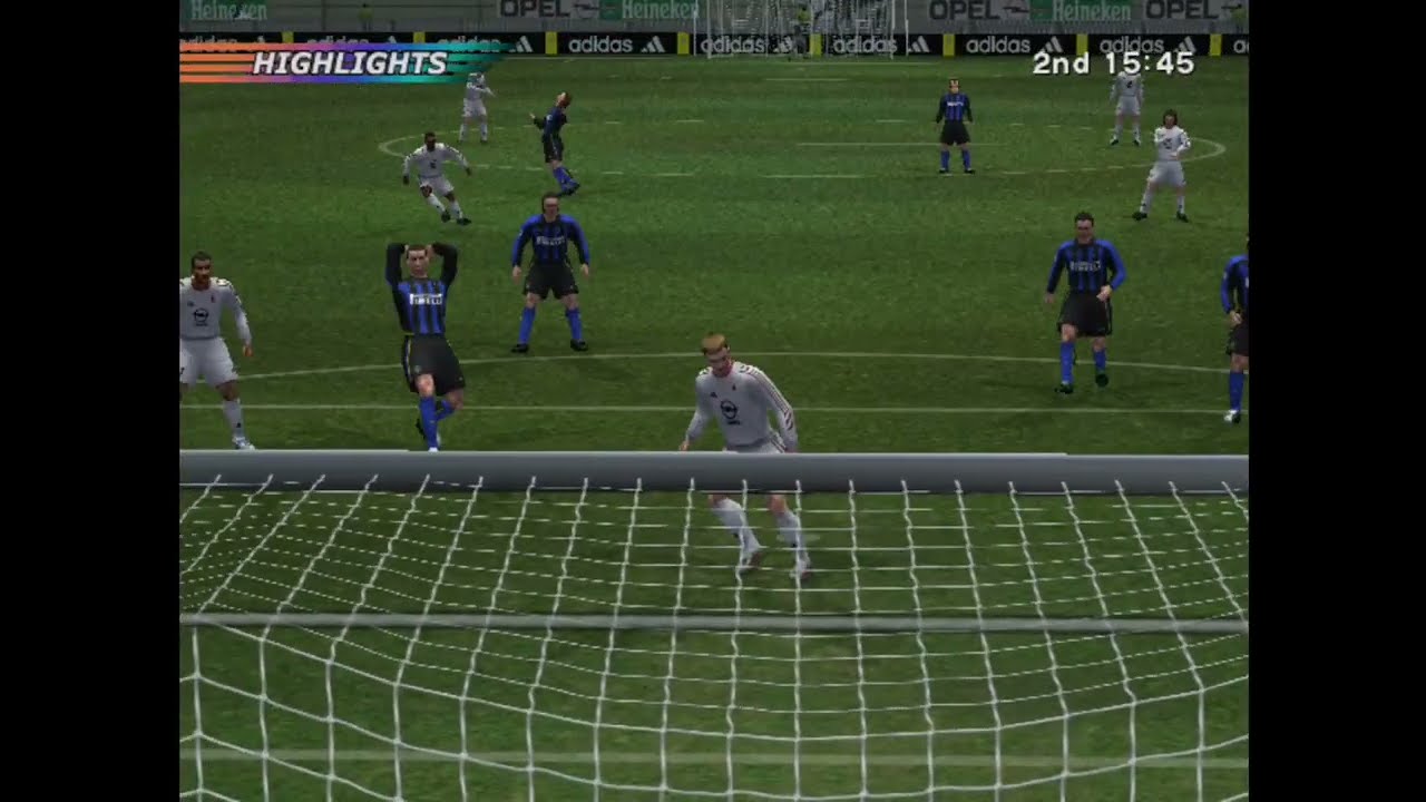 Milan VS Inter Winning Eleven 6 PS2 2002/2003