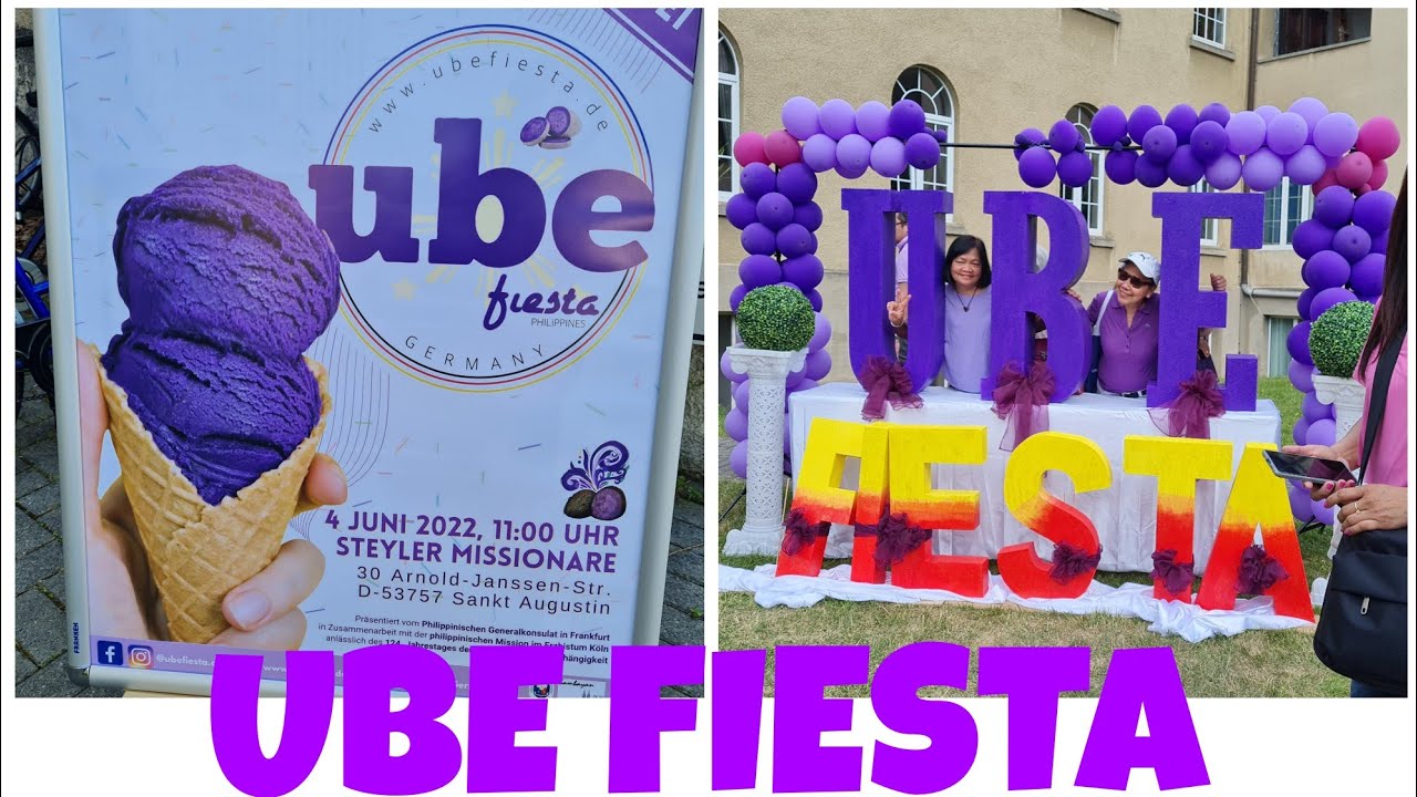 FIRST EVER UBE FIESTA HERE IN GERMANY.STEYLER MISSIONARIE SANKT AGUSTIN GERMANY #ubeflavor #germany