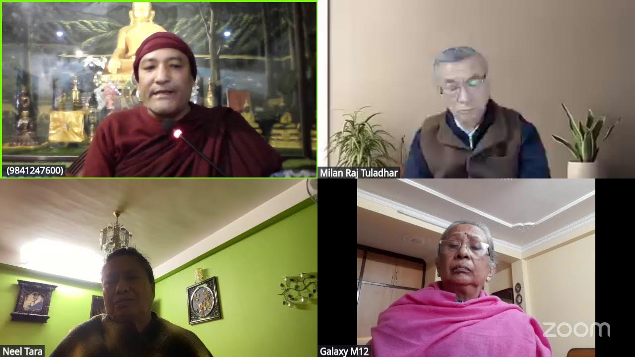 सम्पूर्ण बुध्द वचन त्रिपिटक पाठ हरेक साँझ 4:30 बजे प्रणिधि पूर्ण महाविहार's Personal Meeting Room