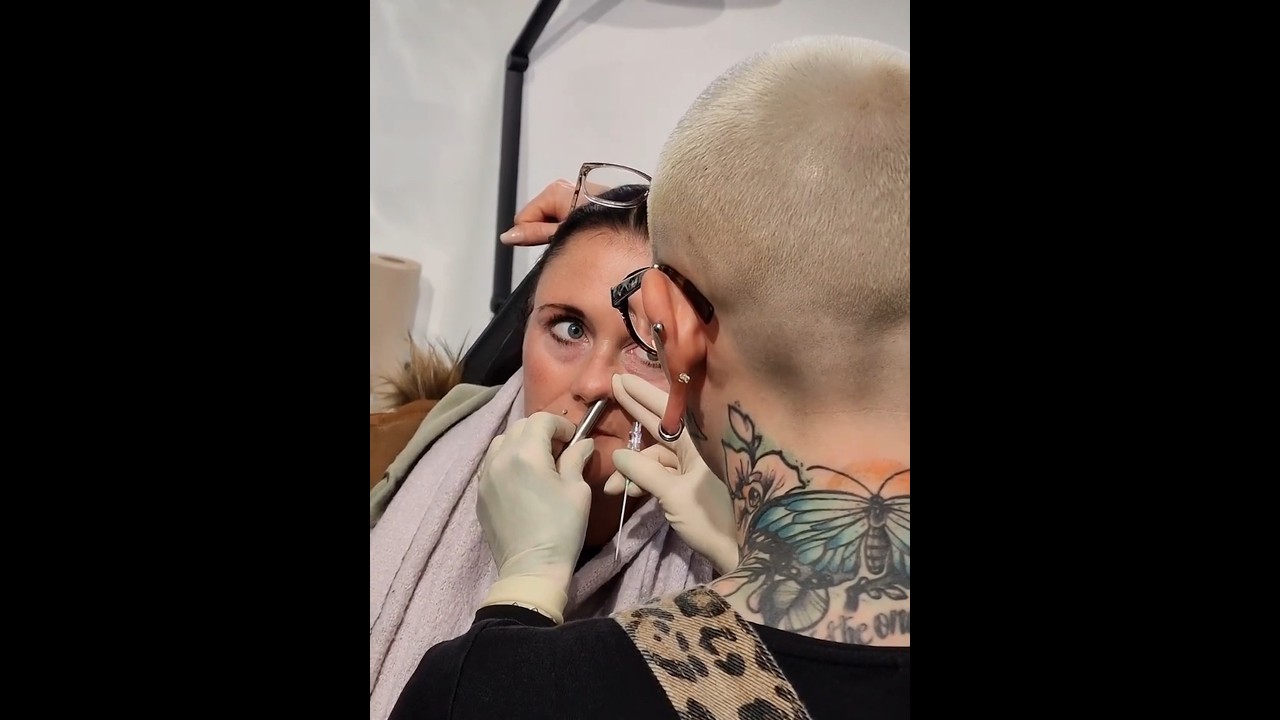 Nostril Piercing 💉 Wie war deine Erfahrung ⁉️ #PiercingStudioWermelskirchen