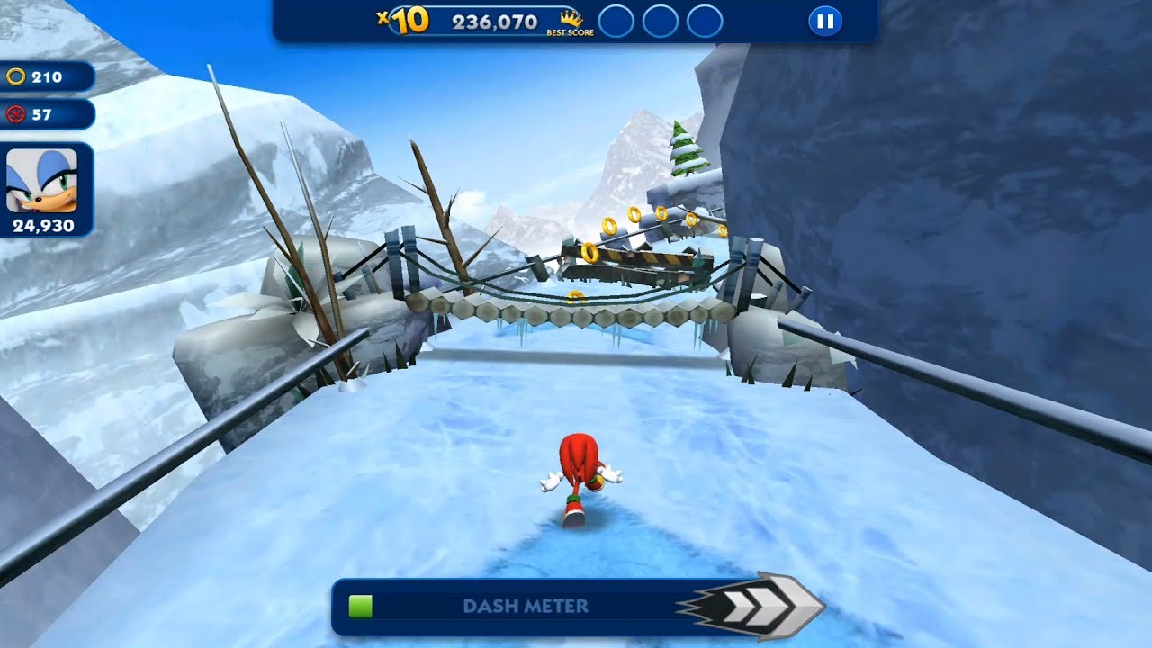 Sonic Dash - Snow Mountain Zone