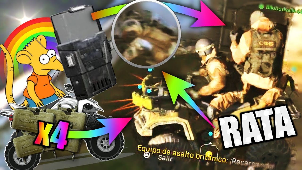 1 QUAD + 4 CLAYMORE + 1 ESCUDO + 1 RATA = 😁💣 - MODERN WARFARE - Josemi