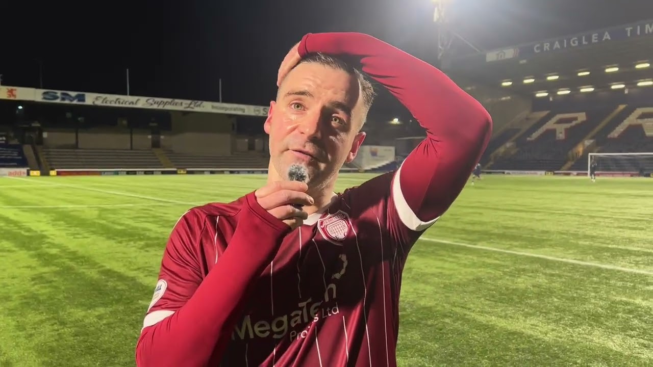 Raith Rovers 2-3 Arbroath - Scott Robinson - Post Match Interview