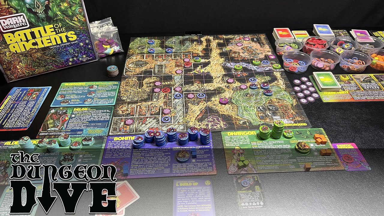 Dark Venture: Battle of the Ancients - Narrative skirmish battles in a weird and twisted world