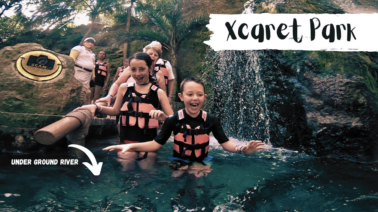 EXPLORING XCARET PARK from the Occidental at Xcaret Resort in Riviera Maya, Mexico