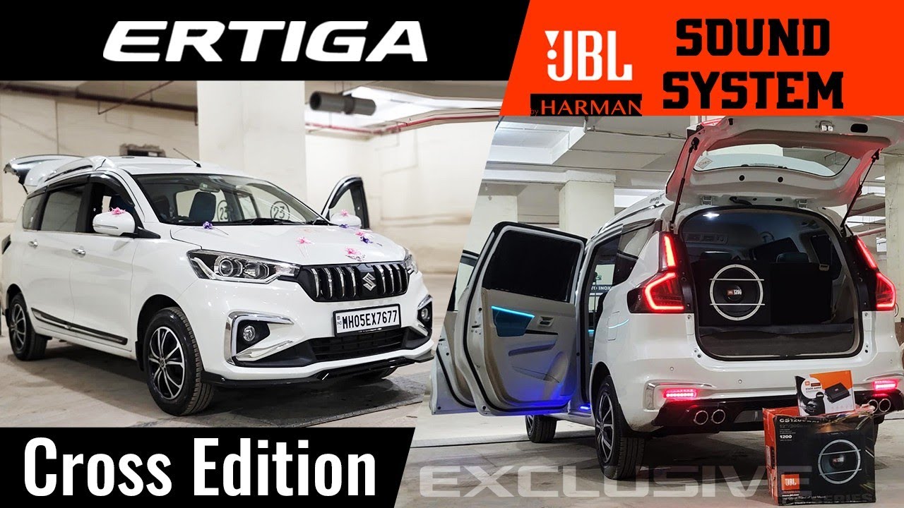 ERTIGA 2022 MODIFIED TO CROSS EDITION WITH JBL SOUND SYSTEM & SUBWOOFER....!!!