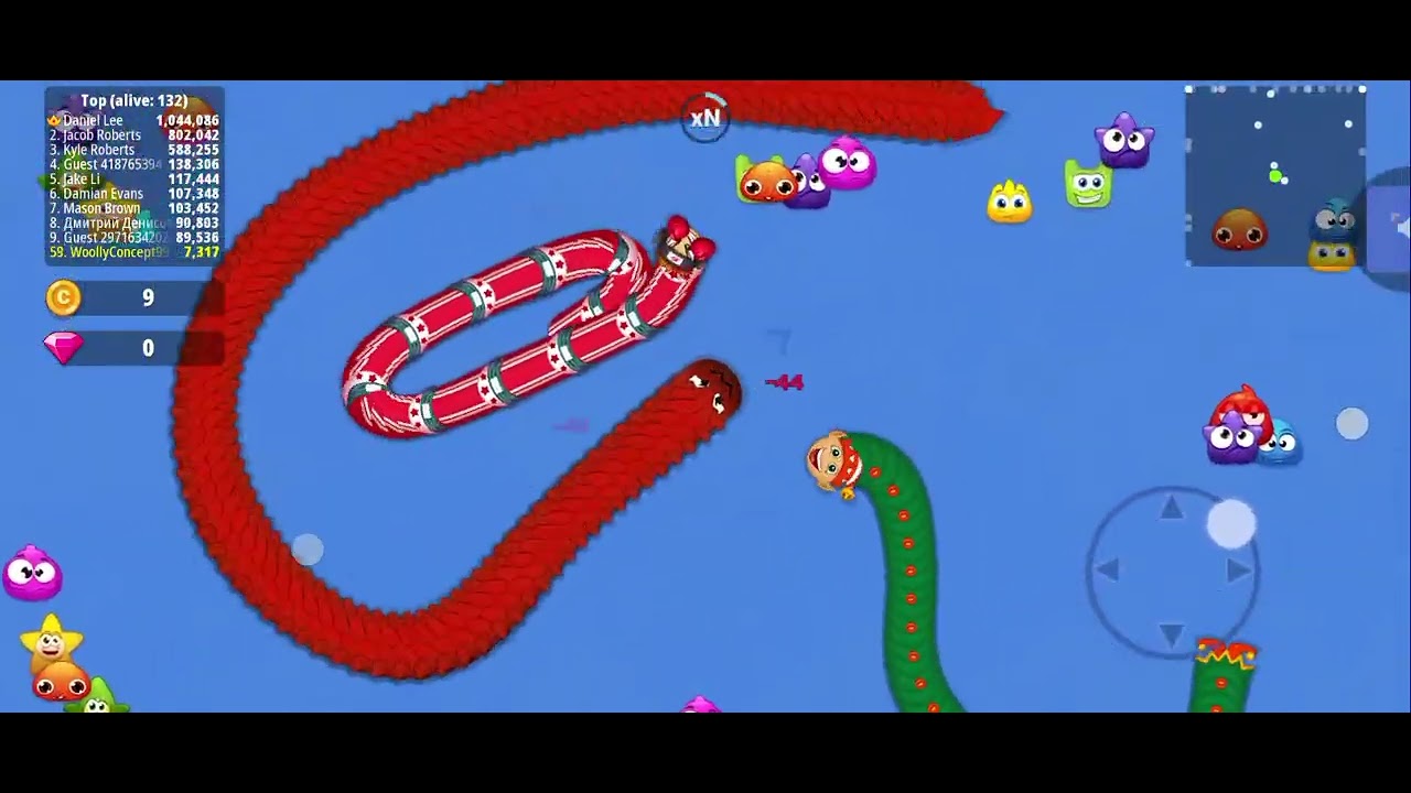 New Worms zone gaming red snake gaming video #wormszone #wormszoneio #youtube #snake #gaming #video 