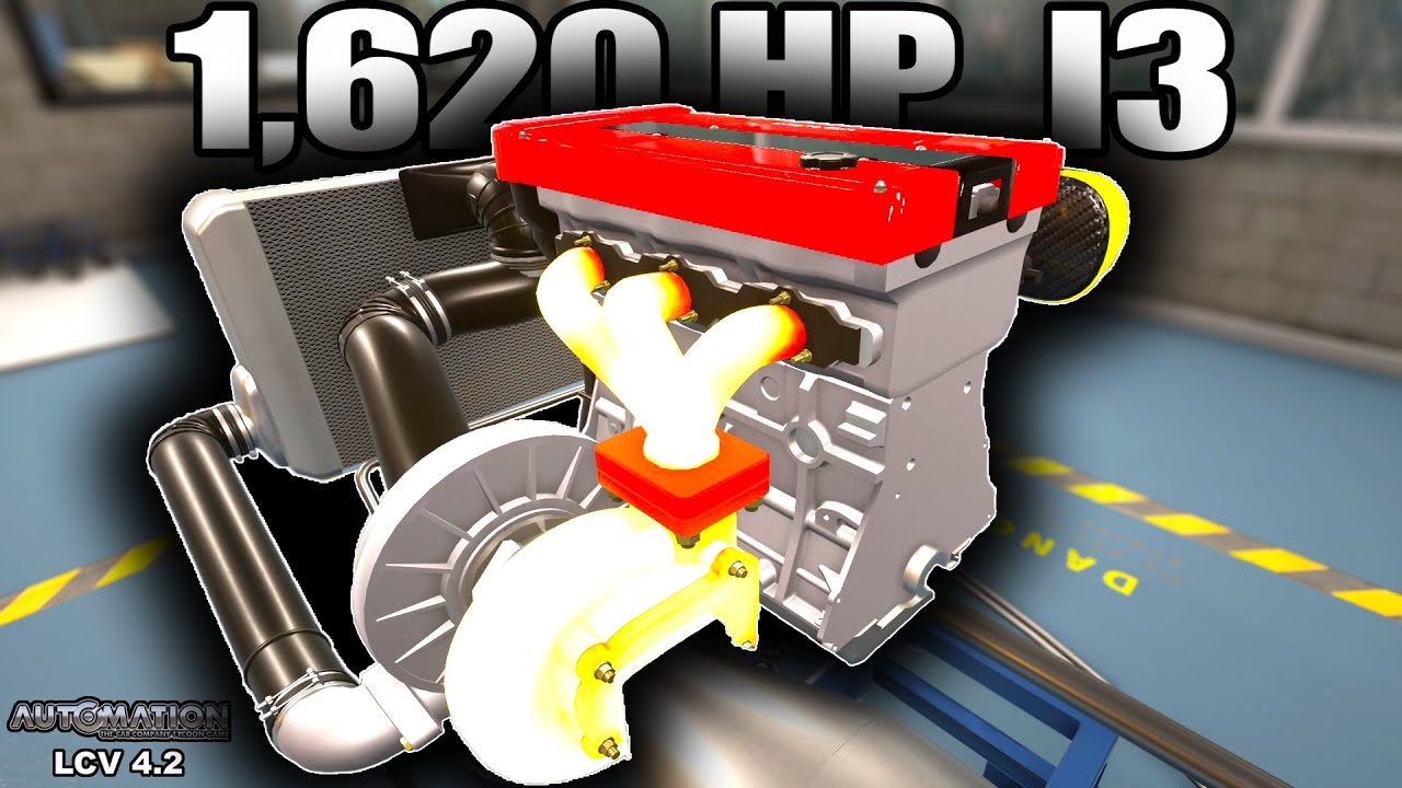Самый мощный рядный трёхцилиндровый двигатель! (LCV 4.2) | Игра &laquo;Автоматизация: Автомобильная компания&raquo;