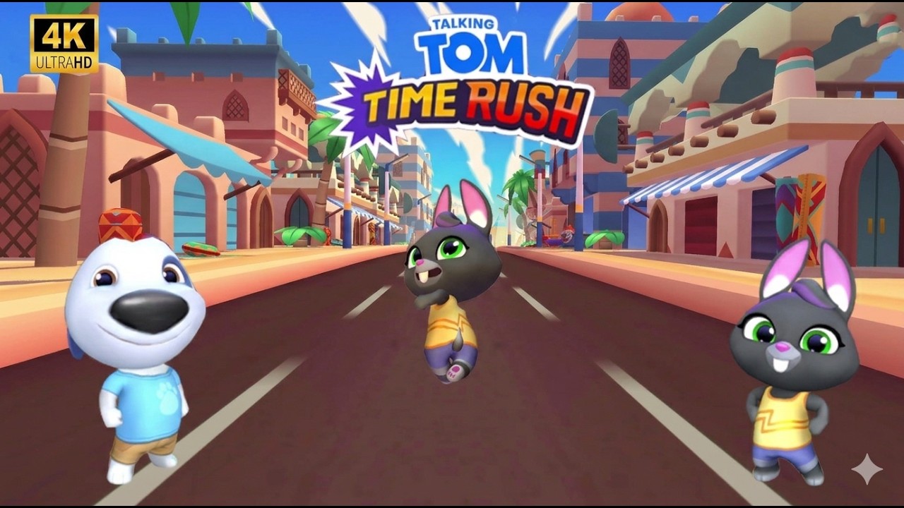 Talking Tom Time Rush Gameplay Walthrough Unlock Level (92 - 103) 4K USD 60 FPS (Fullscreen)
